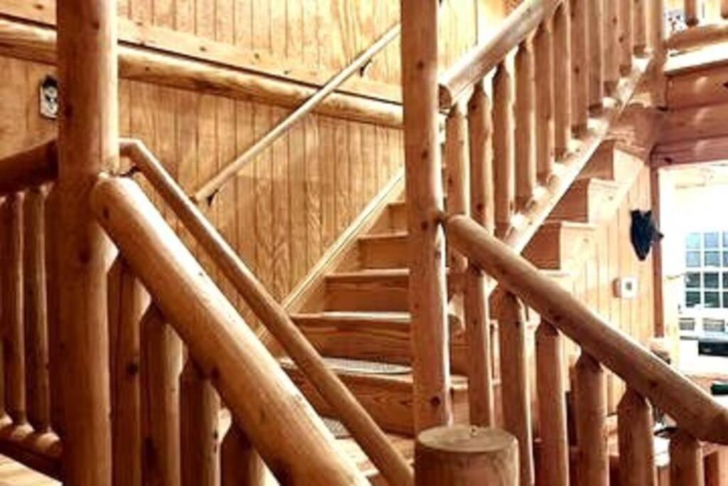 One Of A Kind Rustic Log Cabin Near Bryce Resort - Large Game Room - Fire Pit - Large Deck - Bbq Basye Eksteriør bilde