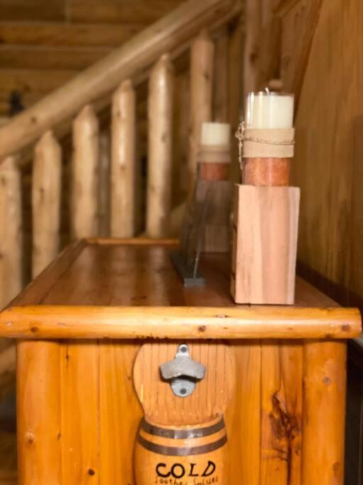 One Of A Kind Rustic Log Cabin Near Bryce Resort - Large Game Room - Fire Pit - Large Deck - Bbq Basye Eksteriør bilde